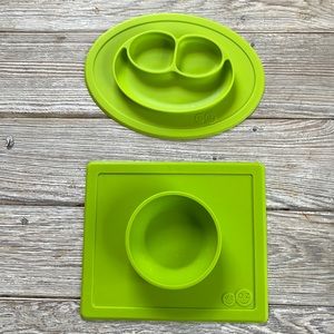 Ezpz toddler plate and bowl mat